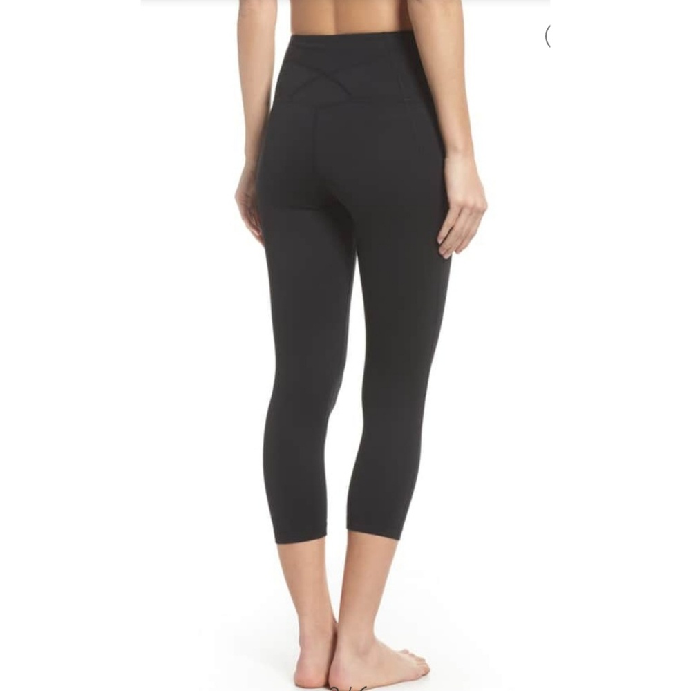 Brand New High Waist Crop Leggings Zella